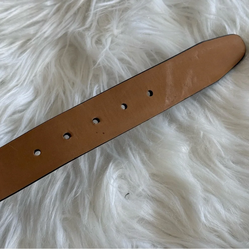 Dockers | Men’s Deep Brown Shiny Size 36 Belt Genuine Leather